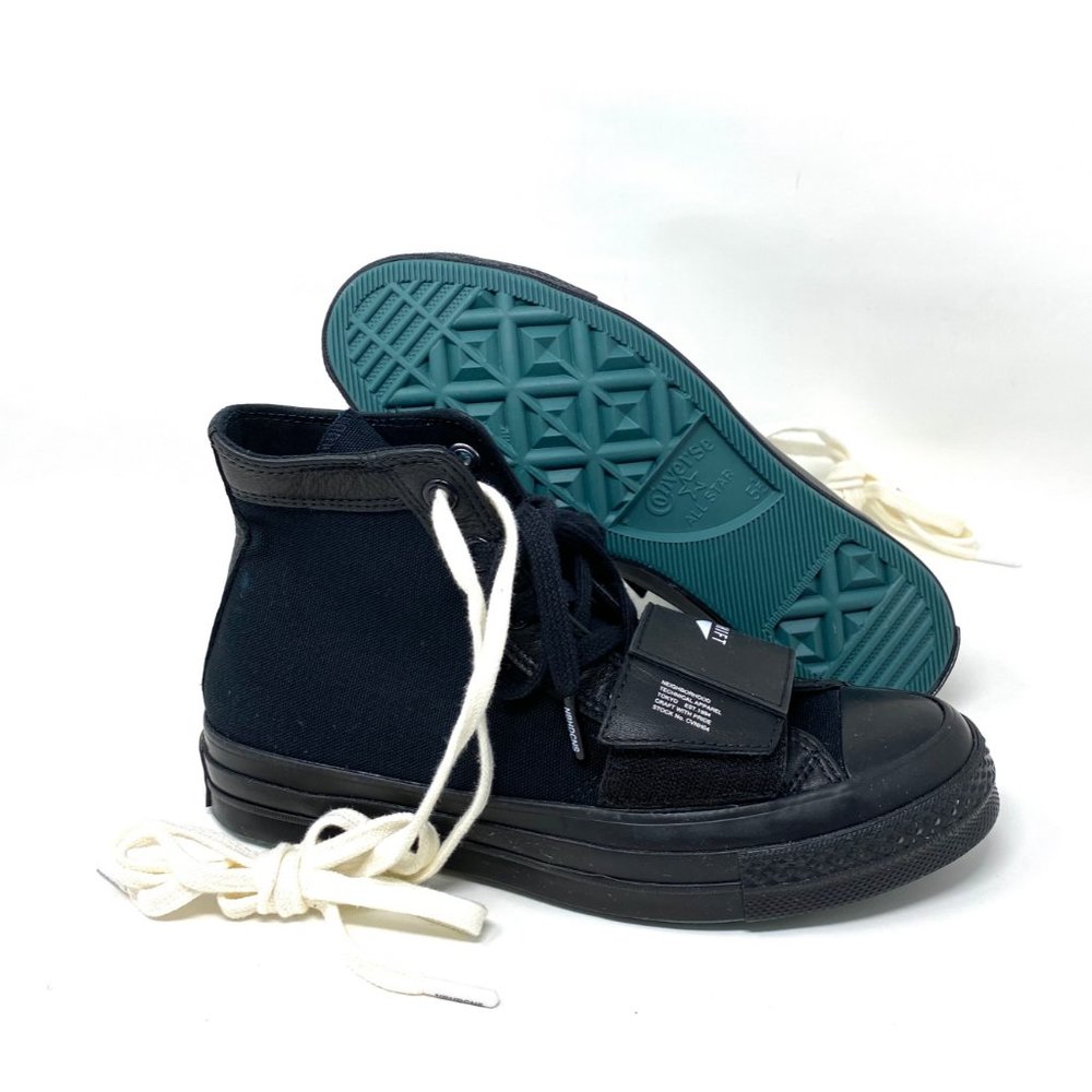 Converse Women's Size 165603C CTAS CHUCK 70 MOTO High Neighborhood Black Sneaker - Picture 7 of 10